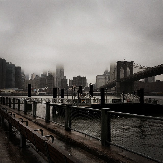 #NYC #fog #town