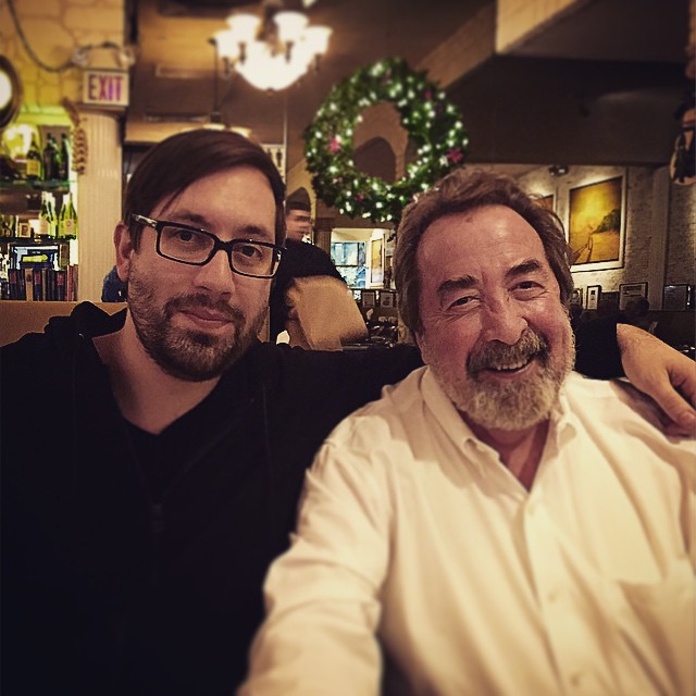 My Dad and I enjoying a #NYC lunch